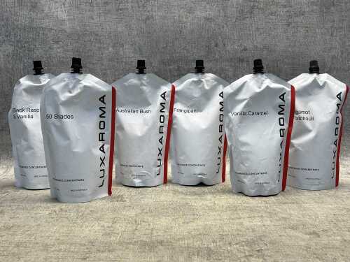 Group of Luxaroma fragrance concentrates 500ml