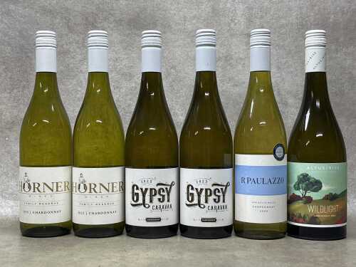 Mixed Chardonnay, six bottles