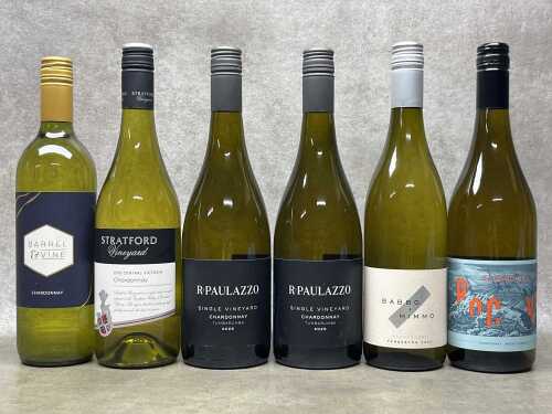 Mixed Chardonnay, six bottles