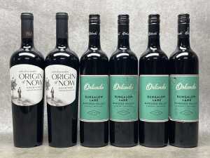 Mixed Cabernet Sauvignon, six bottles