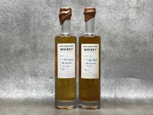 Heaps Good Whisky, two bottles