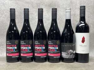 Mixed Shiraz, six bottles