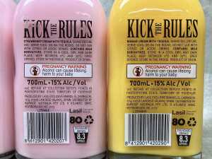 Kick The Rules Cream with Tequila, three bottles - 3