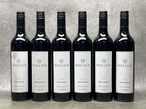 Hollick Red Ridge Cabernet Sauvignon (2021), six bottles