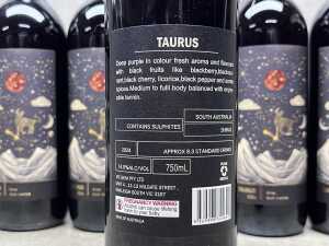 Taurus Shiraz (2024), six bottles - 3