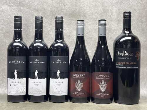 Mixed Shiraz, six bottles