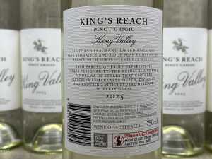King's Reach Pinot Grigio (2025), six bottles - 3
