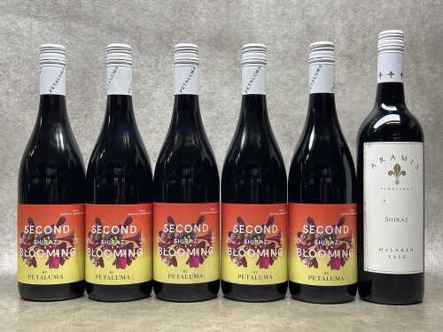 Mixed Shiraz, six bottles