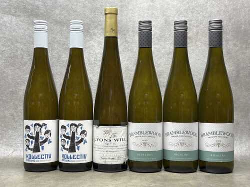 Mixed Riesling, six bottles