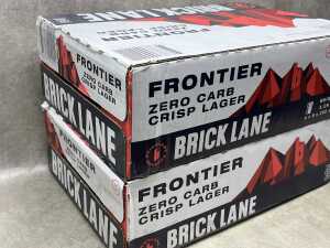Brick Lane Frontier Zero Carb Crisp Lager, 48 cans - 2