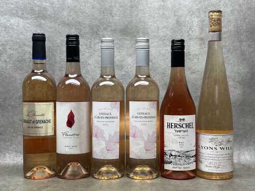 Mixed Ros&eacute;, six bottles