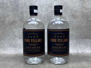 Four Pillars Rare Dry Gin, two bottles