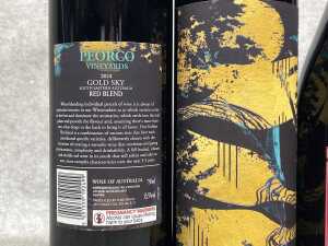 Mixed red blends, six bottles - 2