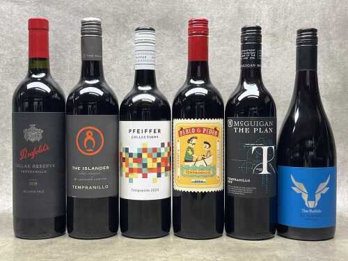 Mixed Tempranillo, six bottles