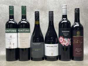 Mixed Shiraz, six bottles