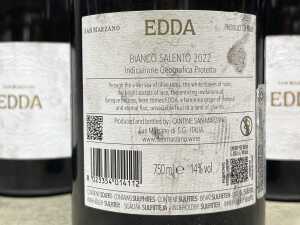 Edda Bianco Salento (2022), six bottles - 3