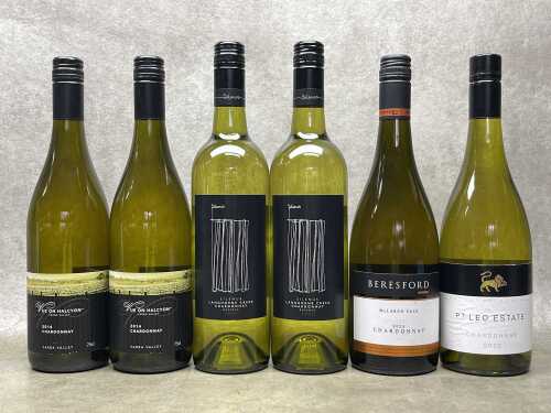 Mixed Chardonnay, six bottles