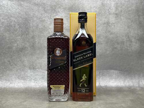 Spirits, two bottles