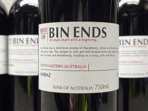 Bin Ends Shiraz (2021), six bottles - 2