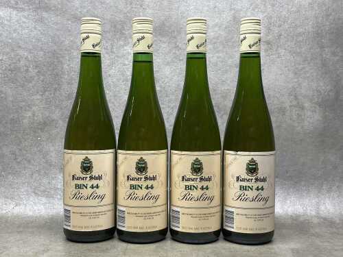 Kaiser Stuhl Bin 44 Riesling (1987), four bottles