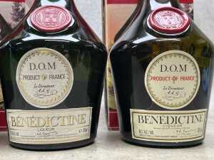 D.O.M Benedictine Liqueur, three bottles - 2