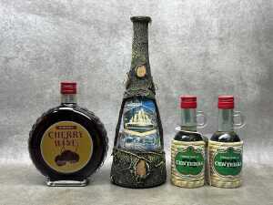 Mixed liqueur, four bottles