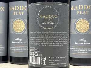 Maddox Flat Shiraz (2015), six bottles - 3