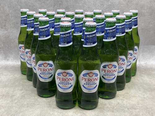 Peroni beer, 24 bottles