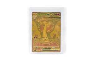 Pok&eacute;mon Mega Charizard X ex 130/094 Gold Mega Hyper Rare Card