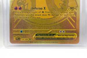 Pok&eacute;mon Mega Charizard X ex 130/094 Gold Mega Hyper Rare Card - 2