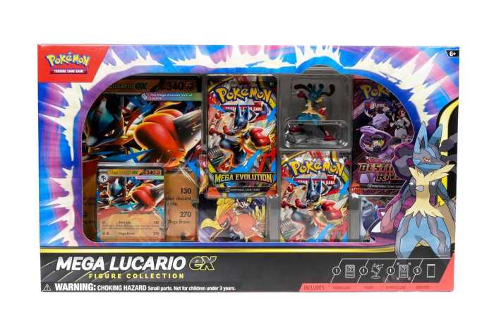 Mega Lucario ex Figure Collection Box