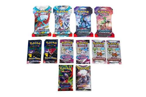 17 · Assorted Pokémon Booster Packs