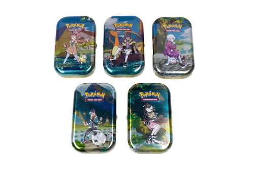 33 · 5 x Pokémon Crown Zenith Mini Tins Sealed