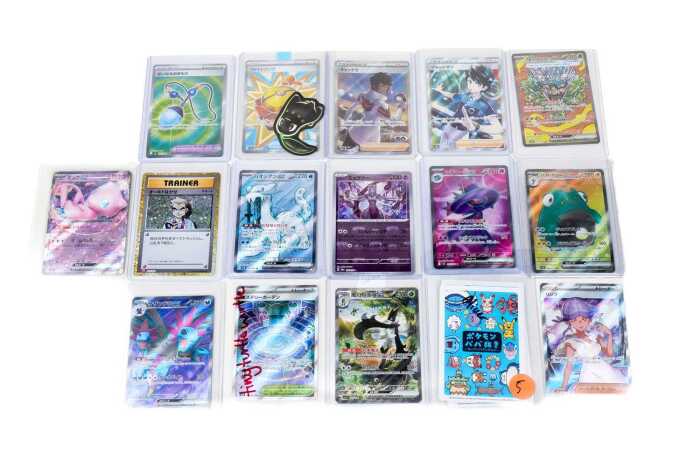 Collection of Rare Japanese Full Arts and Trainers