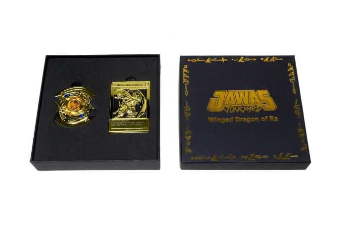 Jawas Junkyard Winged Dragon of Ra Custom Metal Card and Spinner