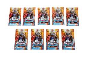 9 x Topps Chrome NBL 2024-25 Booster Packs