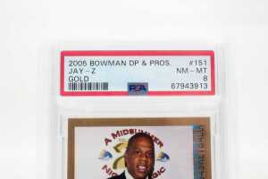 2005 Bowman DP & Pros JAY-Z Gold, PSA 8 - 3