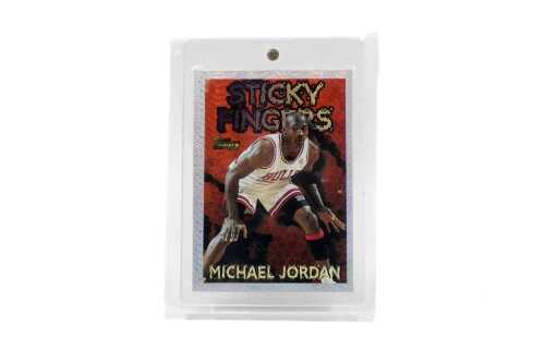 72 · Sticky Fingers Michael Jordan 1996 Topps Season's Best 18