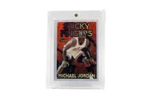 Sticky Fingers Michael Jordan 1996 Topps Season's Best 18