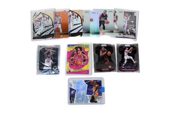 Rare NBA Cards, including Kobe Bryant
