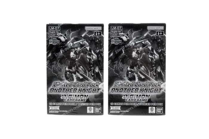 2 x Digimon Card Game: Limited Card Pack Another Knight [LM-07] Booster Box