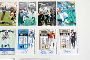NFL trading cards, including Samuel Patch - 2