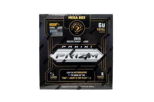 2025 Panini Prizm FIFA Club Hobby Mega Football Star Cards