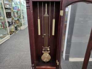 Mahogany longcase clock - 3