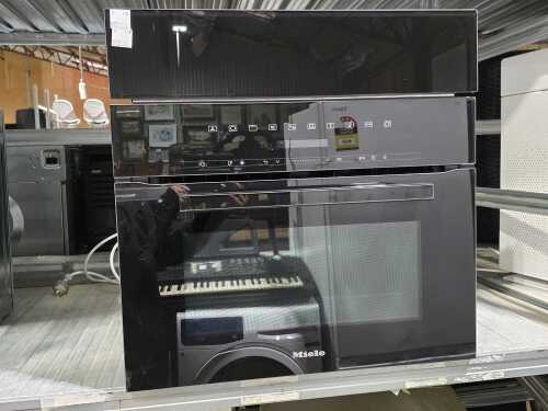 11 · Miele H 7240 BM built-in microwave combination oven with ESW 7010 warming drawer - New ex-display appliance