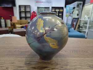 Greg Daly ceramic lustre vase