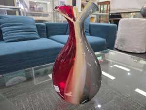 Three modern glass vases - 2