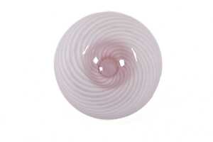 Murano-style pink swirl centrepiece bowl - 3