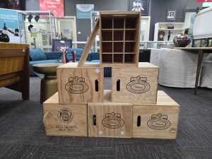 Collection of Brown Brothers wooden wine boxes - 4