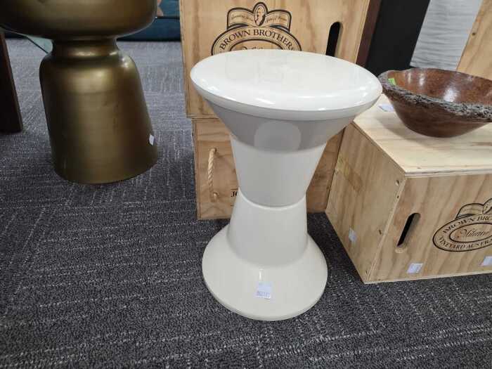 Caroma 'Utility' stool in cream